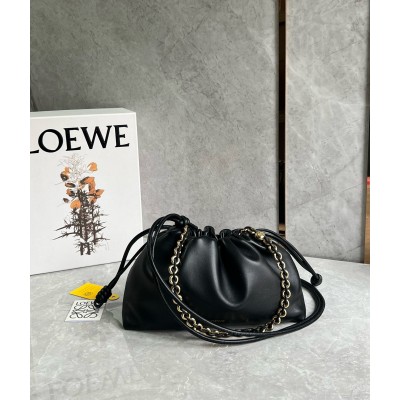 Loewe Flamenco Purse in Black Nappa Lambskin