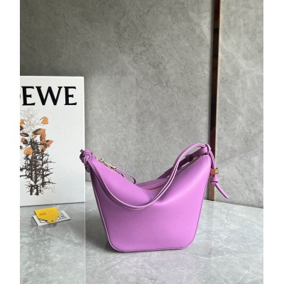 Loewe Mini Hammock Hobo Bag in Rockrose Calfskin