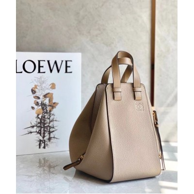 Loewe Small Hammock Bag In Sand Grained Leather